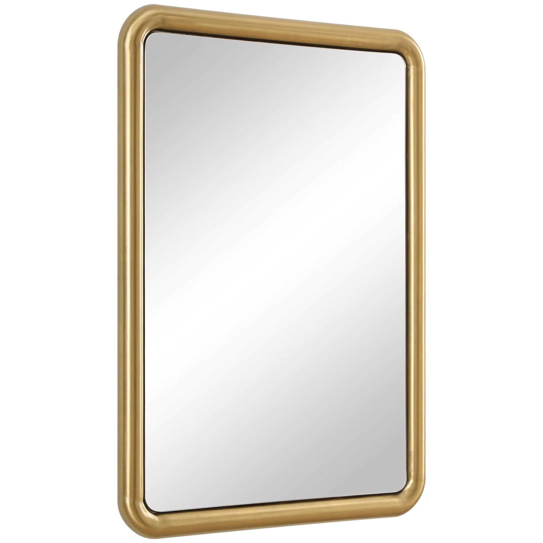 Atkinson 41 X 29 inch Antique Brass Mirror