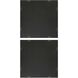 Joel Grey and White and Walnut Wall Art, Set of 2