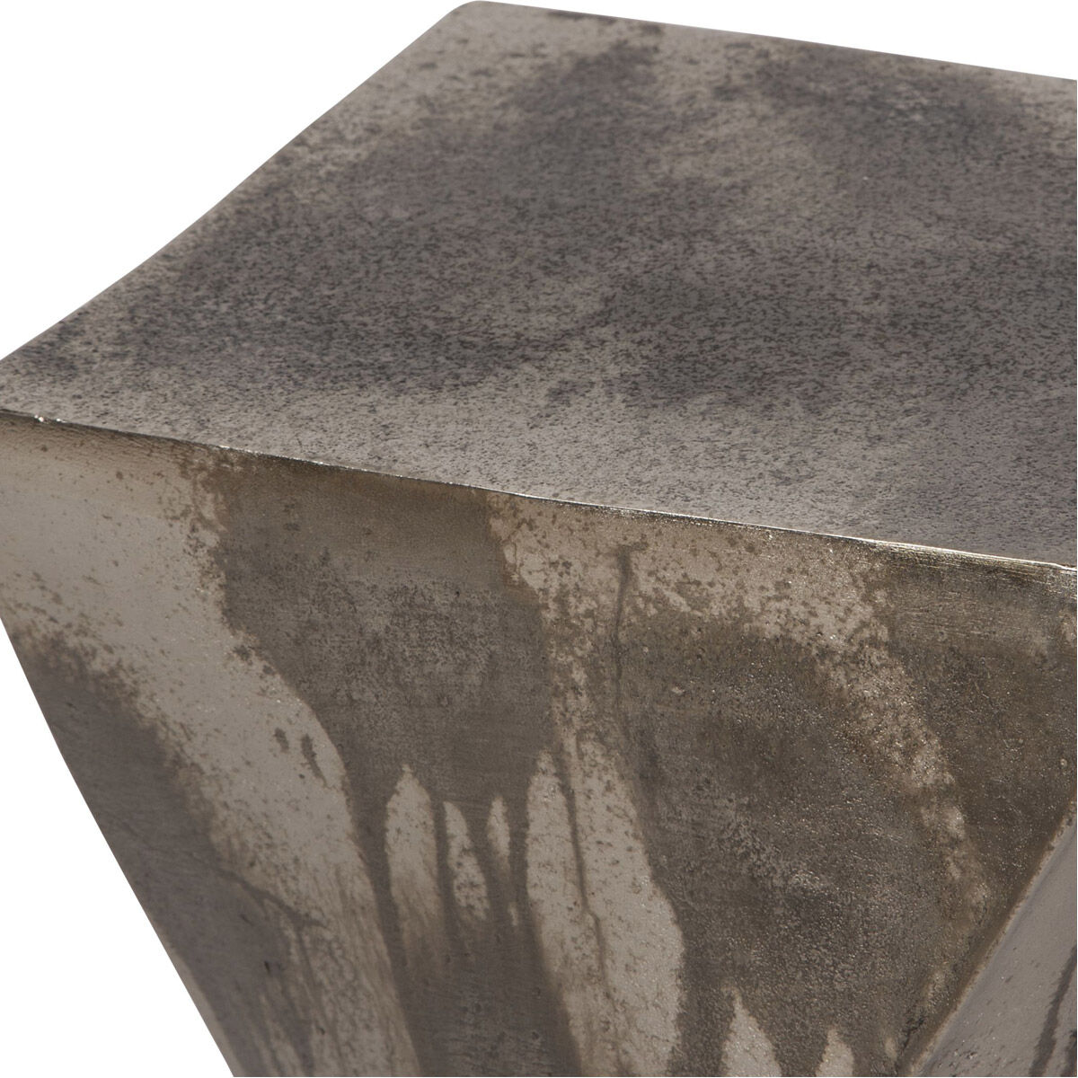 Euphrates 19 X 10 inch Tarnished Silver Accent Table
