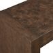 Flores 58 inch Dark Walnut Oak Veneer Console Table