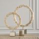 Ivory Fusion 22.75 X 16.5 inch Ring Sculptures, Set of 2