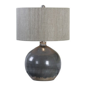Vardenis 24 inch 150 watt Gray Ceramic Table Lamp Portable Light