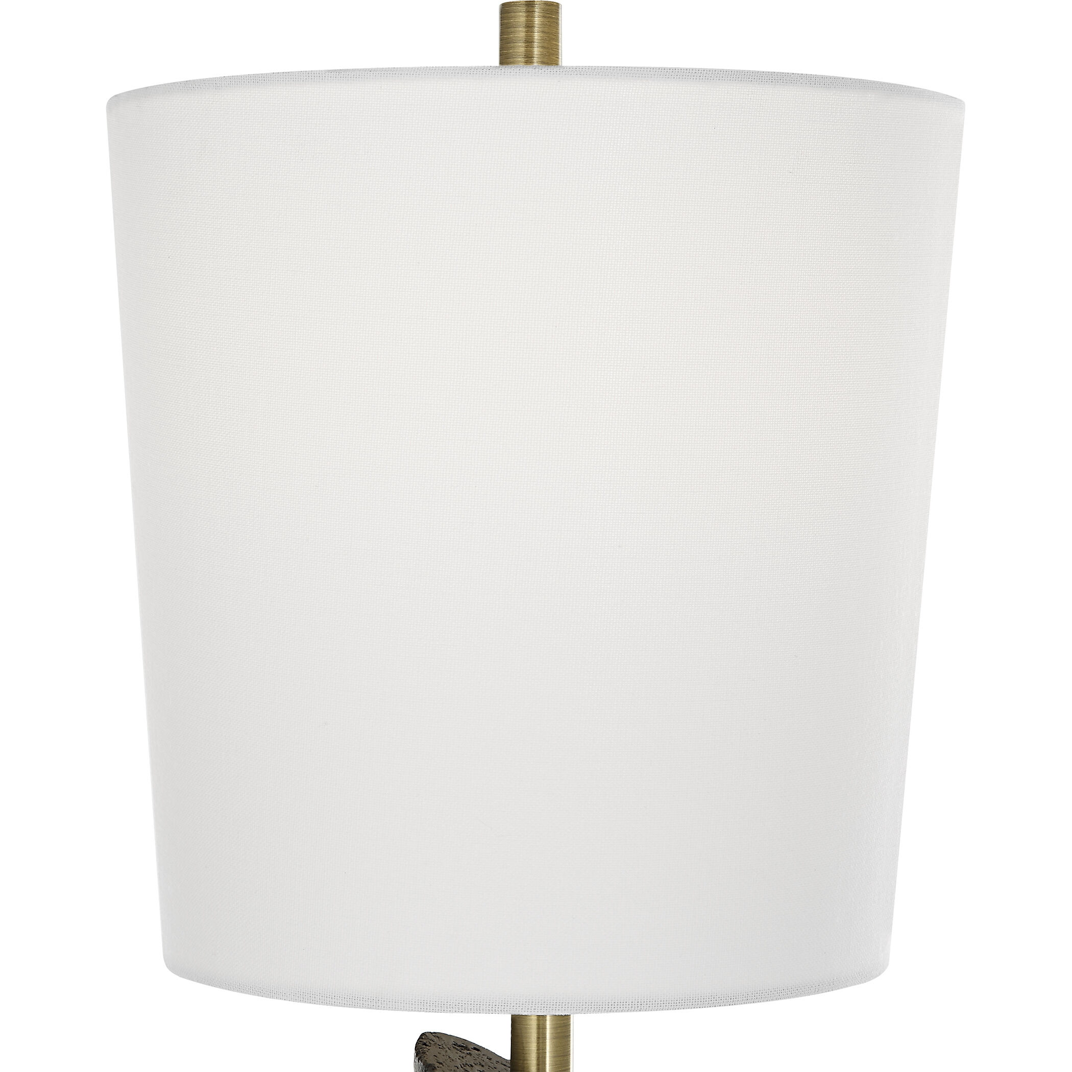 Cypher 36 inch 100.00 watt Cast Black Stone and Antique Brass Buffet Lamp Portable Light