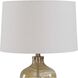 Rainer 25.5 inch 150 watt Olive and Amber Toned Glass and Antique Brass Table Lamp Portable Light