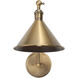Exeter 25 inch 60.00 watt Oxidized Antique Brass Adjustable Sconce Wall Light