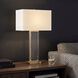 Stambaugh 26.5 inch 150 watt Antique Brass and Clear Crystal Table Lamp Portable Light
