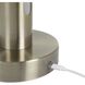 Tron 15.25 inch Plated Brass Rechargeable LED Accent Lamp Portable Light