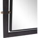 Westley 76 X 31.25 inch Dark Bronze and Antique Brass Mirror