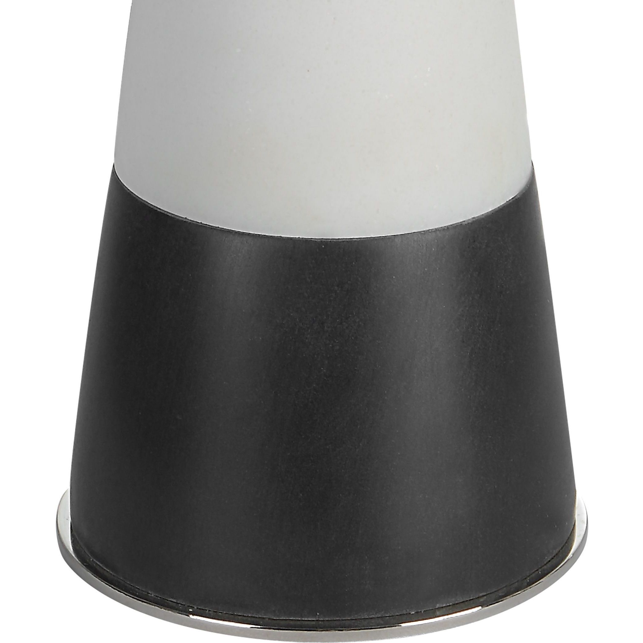 Bandeau 30 inch 150.00 watt Black and White Man-Made Stone Table Lamp Portable Light