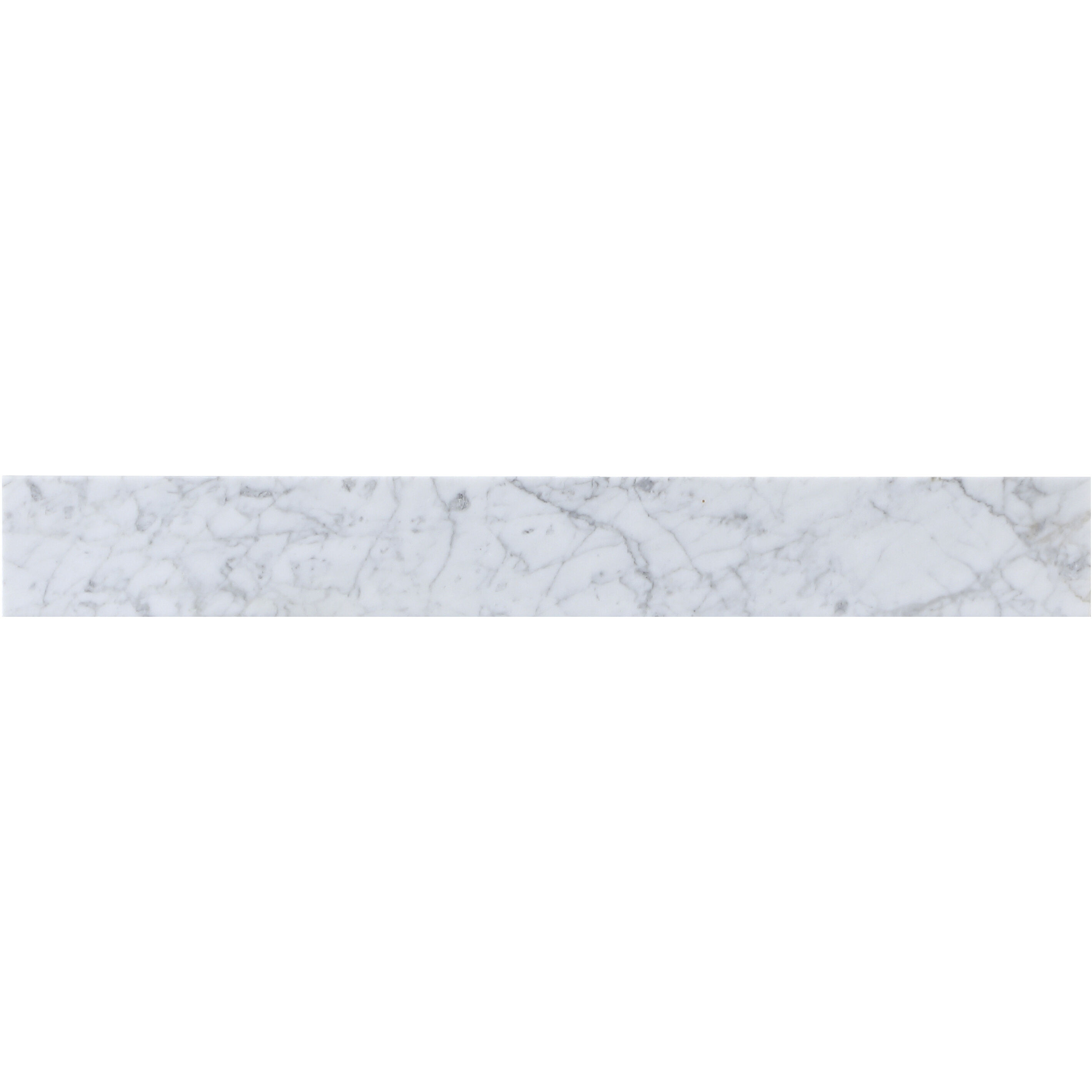 Backsplash 30 X 0.75 X 4 inch Carrara White Bathroom Vanity Backsplash