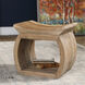 Connor 17 inch Reclaimed Elm Wood Accent Stool