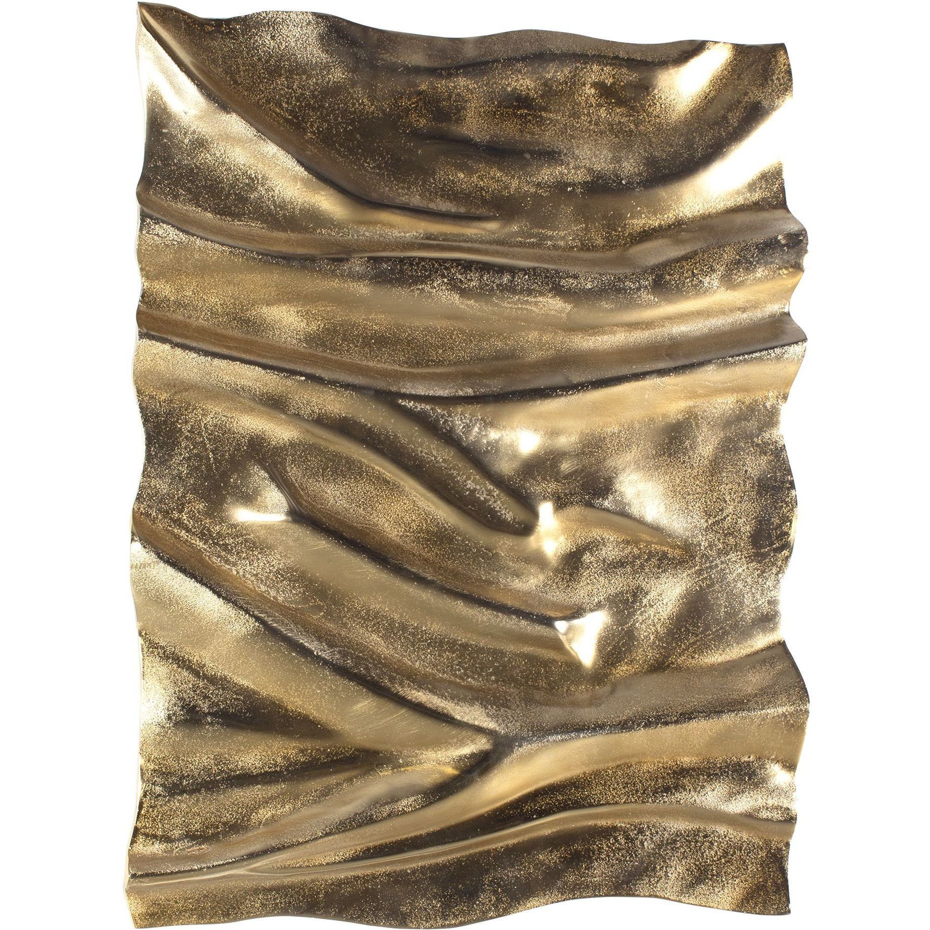 Undulate Gold Wall Panel