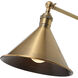 Exeter 25 inch 60.00 watt Oxidized Antique Brass Adjustable Sconce Wall Light