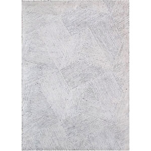 Paonia 108 X 72 inch Ivory and Gray Rug, 6ft x 9ft