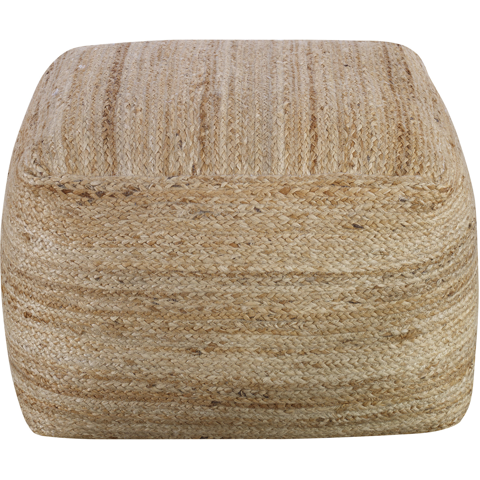 Camden 16 inch Warm Neutral Tones Pouf