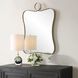 Talia 33 X 24 inch Plated Antique Brass Vanity Mirror