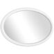Bali 35.8 X 24.2 inch Matte White Mirror