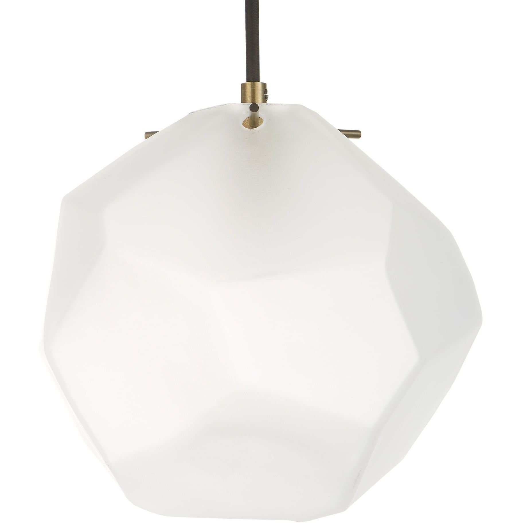 Geodesic 1 Light 8 inch Matte Antique Brass Mini Pendant Ceiling Light