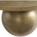 Triplet 38 X 15 inch Oxidized Antique Brass Coffee Table