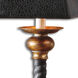 Bellcord 31 inch 40 watt Dark Bronze Table Lamp Portable Light