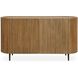Reese Medium Oak and Dark Bronze 2 Door Cabinet
