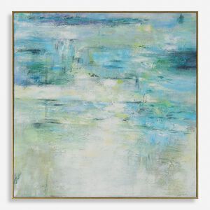 Blissful 42.75 X 42.75 inch Hand Painted Abstract Art