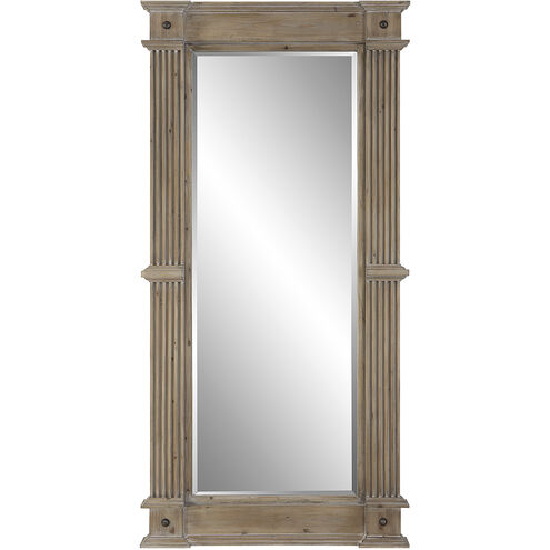 McAllister 81 X 40 inch Natural Fir Wood with Wood Grain and Knotting Mirror