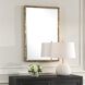 Sutton 36.13 X 24.25 inch Aged Gold Vanity Mirror