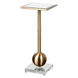 Laton 29 X 12 inch Brushed Brass Accent Table