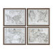 World Maps 28 X 22 inch Art Prints