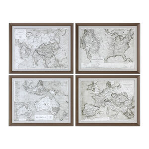 World Maps 28 X 22 inch Art Prints