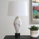 Magdaline 29.5 inch 150.00 watt Distressed Porcelain with Black Marble and Plated Brass Table Lamp Portable Light