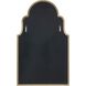 Brayden 44.38 X 27.25 inch Plated Antique Brass Mirror