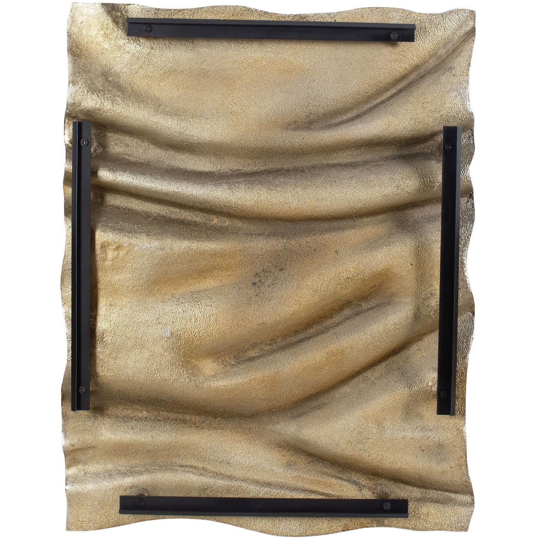 Undulate Gold Wall Panel