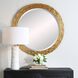 Celeste 36 X 36 inch Antiqued Gold Leaf Mirror