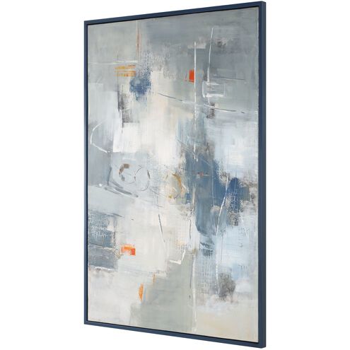 Blueprint 61.7 X 41.7 inch Hand Painted Modern Art