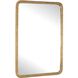 Vestry 35.5 X 24 inch Antique Brass Mirror