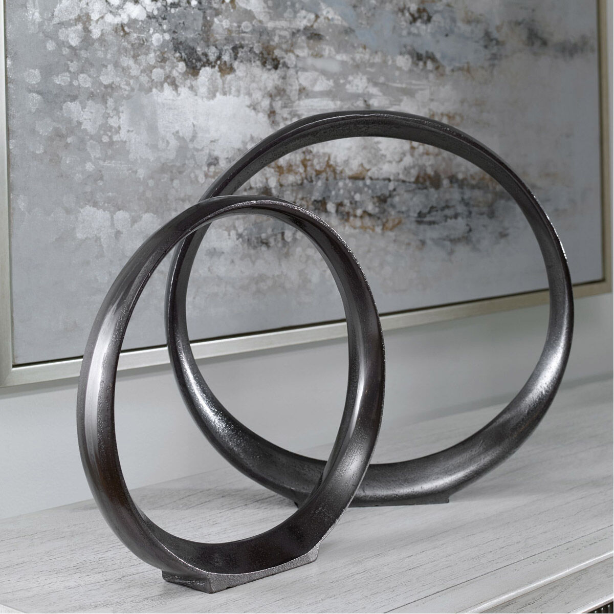 Orbits 14.25 X 14 inch Sculptures, Set of 2