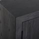 Front Range Dark Ebony Oak Veneer and Aged Gold 2 Door Cabinet