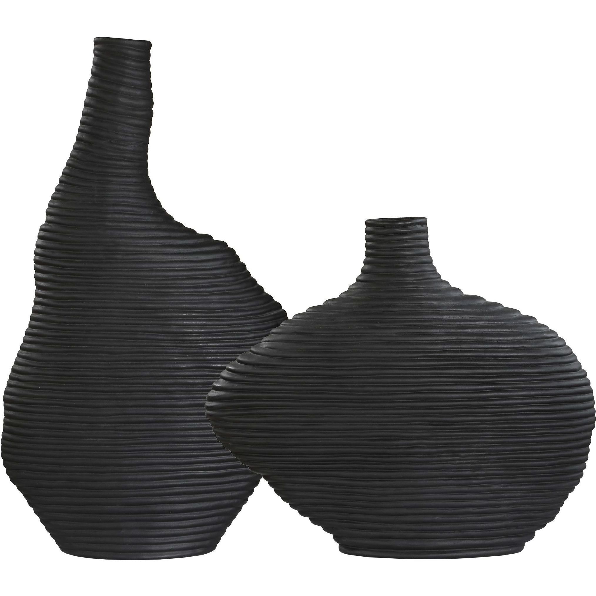 Duostacked 18 X 10.5 inch Vases, Set of 2