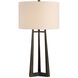Midas 29.5 inch 150 watt Dark Bronze Table Lamp Portable Light