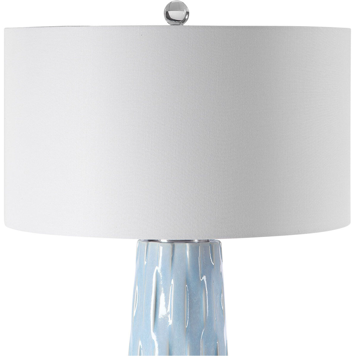 Brienne 31 inch 150 watt Light Blue Table Lamp Portable Light