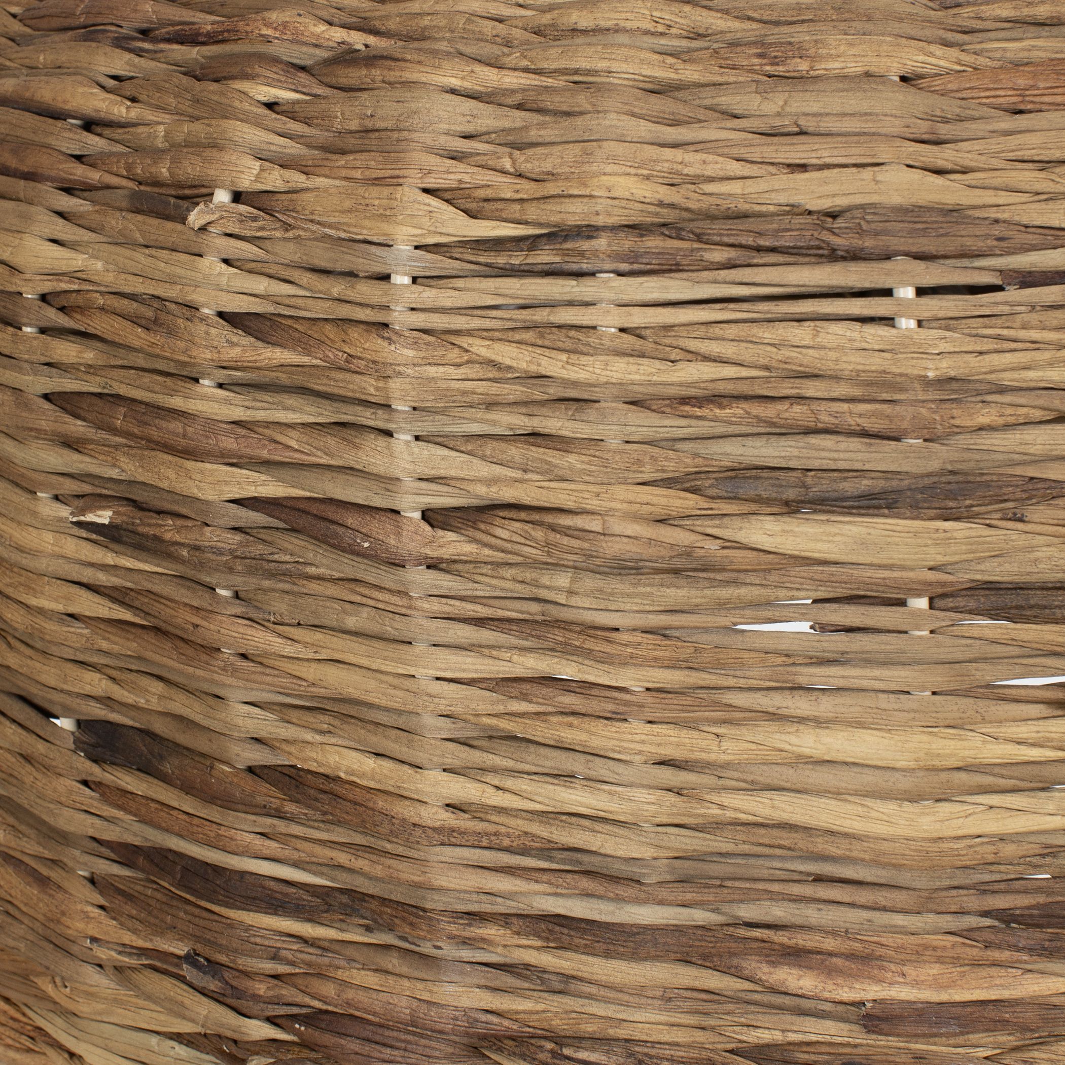 Tauranga 5 Light 30 inch Antique Brass and Natural Woven Pendant Ceiling Light