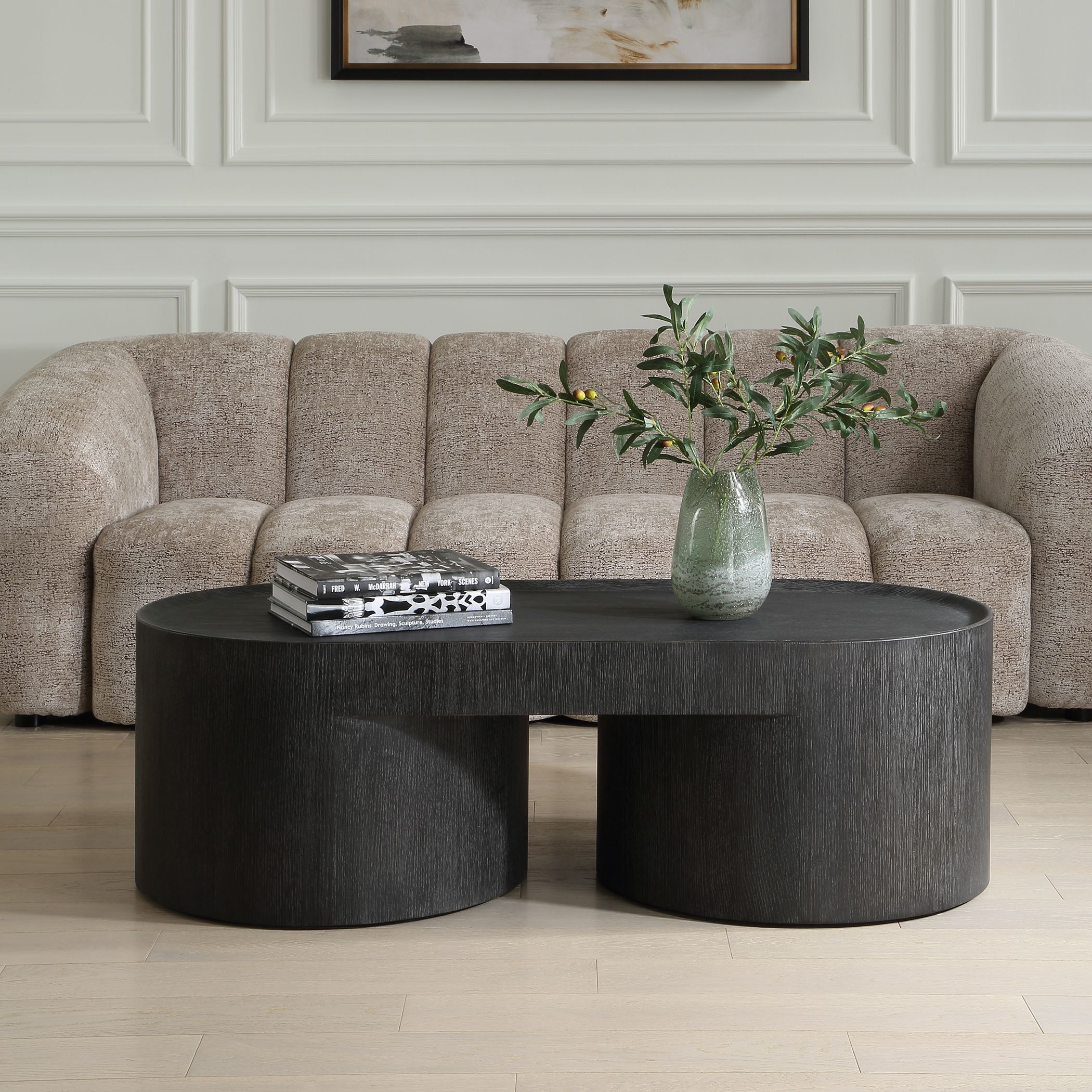 Isbell 51 X 16 inch Black Coffee Table