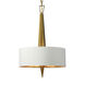 Obeliska 3 Light 16 inch Light Gold Chandelier Ceiling Light
