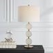 Three Rings 28.5 inch 150.00 watt Brushed Brass Table Lamp Portable Light