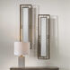 Rutledge 30 X 8 inch Antiqued Gold Wall Mirrors, Set of 2