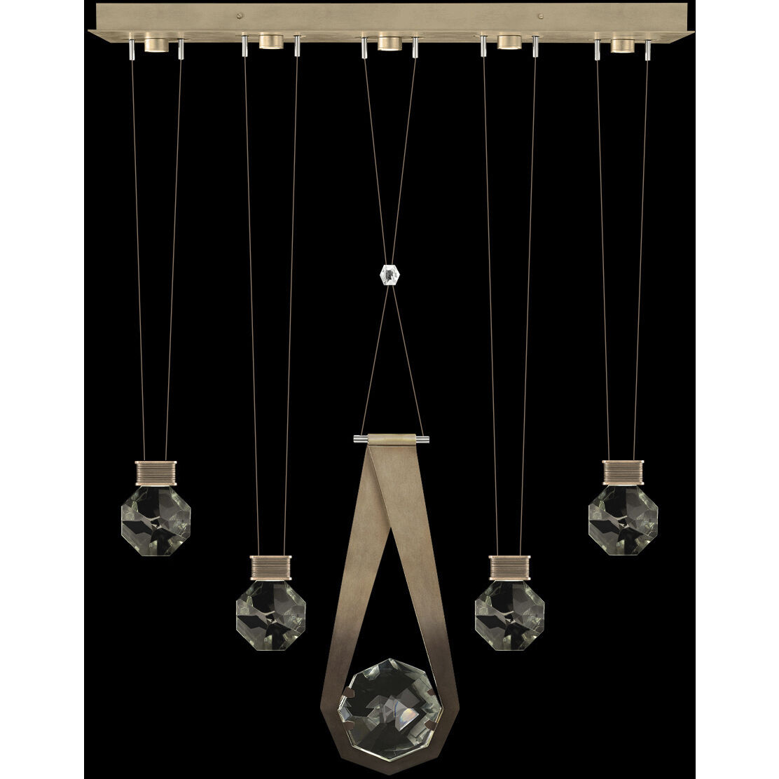 Aria 10 Light 43 inch Bronze Pendant Ceiling Light