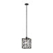 Arbela 1 Light 9 inch Rust Black Mini Pendant Ceiling Light