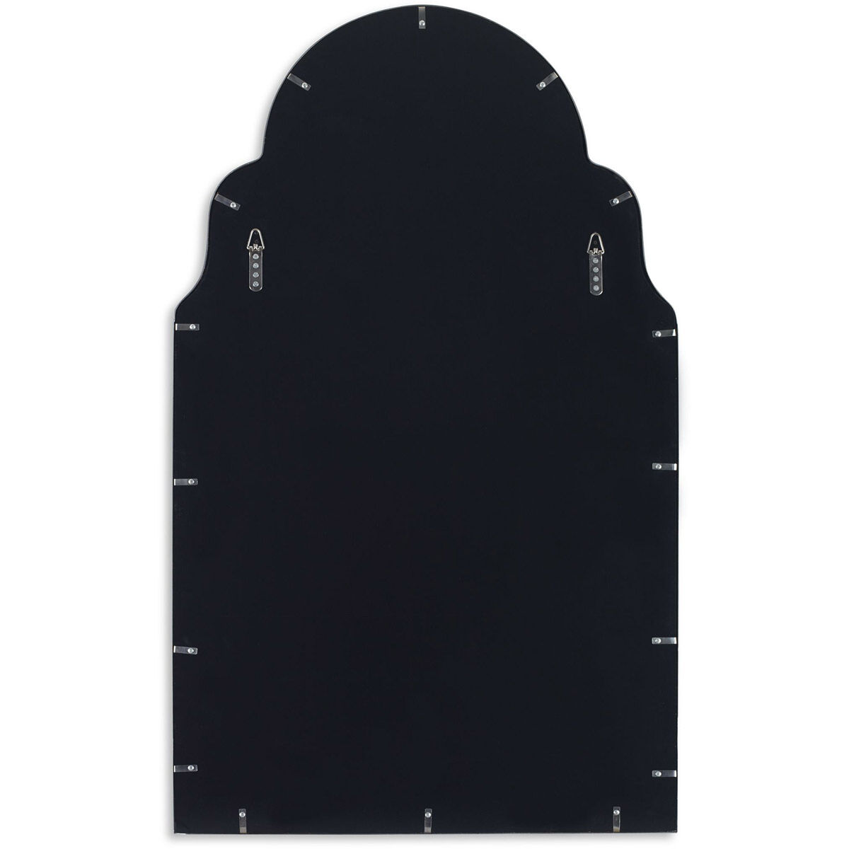 Brayden 43 X 26 inch Polished Nickel Wall Mirror